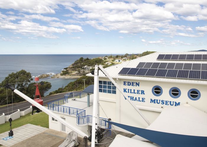 Ocean views overlooking the Killer Whale Museum in Eden