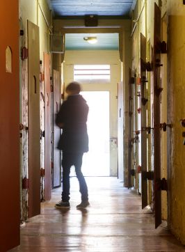 Corridor to the cells at the Old Dubbo Gaol, Dubbo