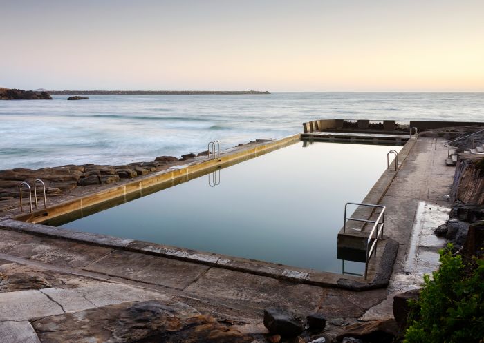 Sawtell rock pool, Coffs Coast Sawtell rock pool at sunset, Coffs Coast