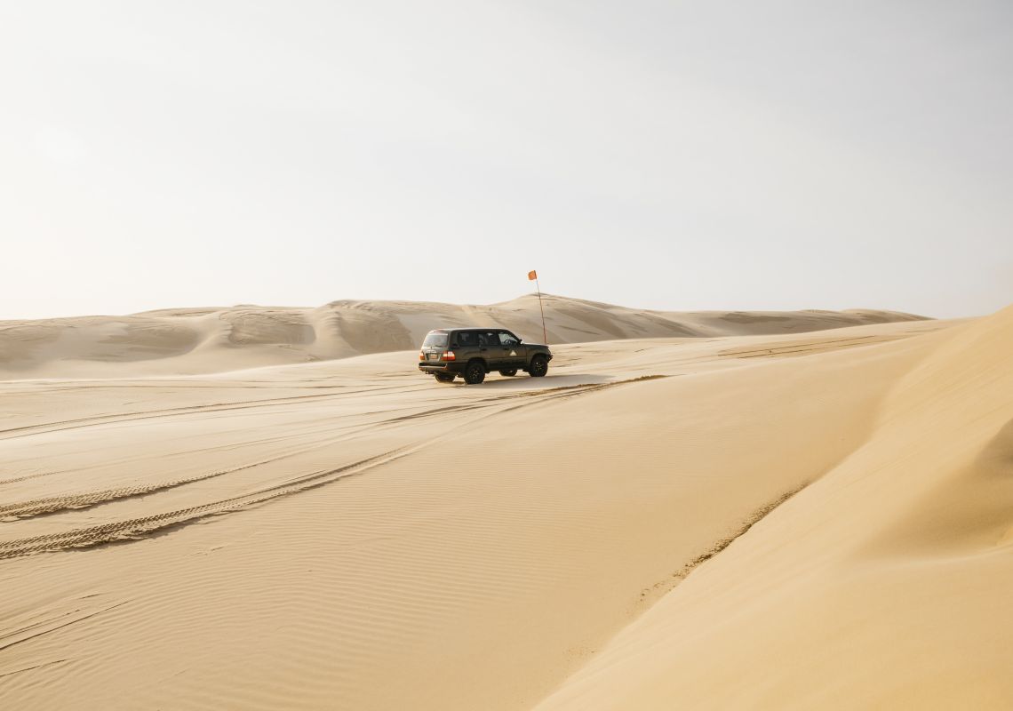 4WD tour across Stockton Sand Dunes with Sand Dune Safaris in Port Stephens