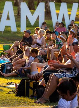 Criowd enjoying Tamworth Country Music Festival, Tamworth