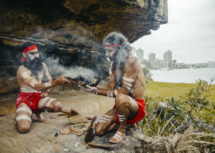 Tribal Warrior Cultural Cruise on Be-lang-le-wool (Clark Island) in Sydney Harbour