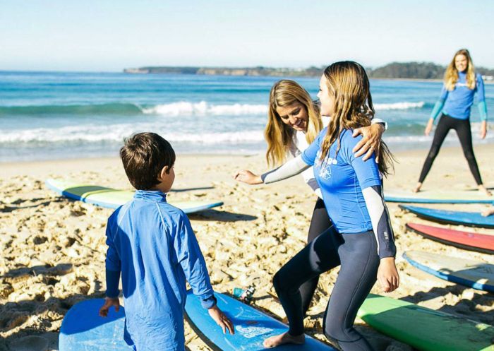 Pam Burridge Surf Schools, Mollymook Pam Burridge Surf Schools in Mollymook, Jervis Bay & Shoalhaven