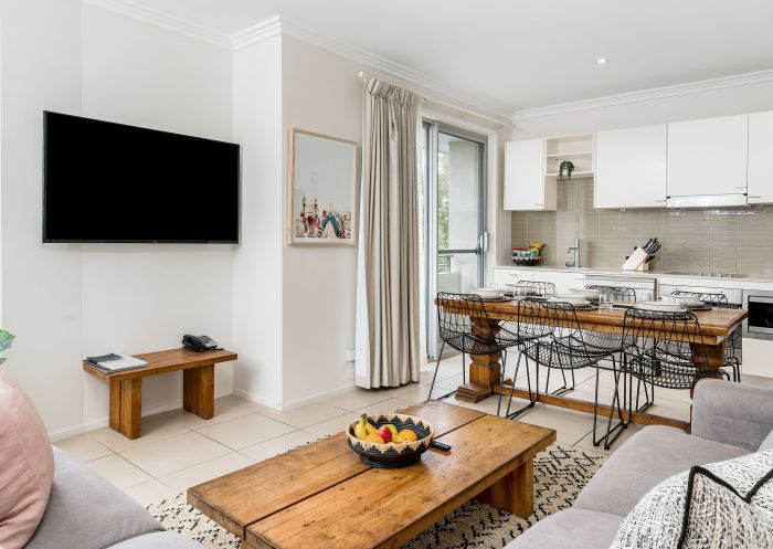 Byron Bay Hotel and Apartments, Byron Bay - Credit: Byron Bay Hotel and Apartments 2 bedroom apartment living room and kitchen, Byron Bay