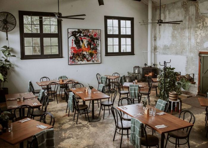 Milk Haus, Woodstock - Credit: Milk Haus Rustic dining room at Milk Haus, Woodstock