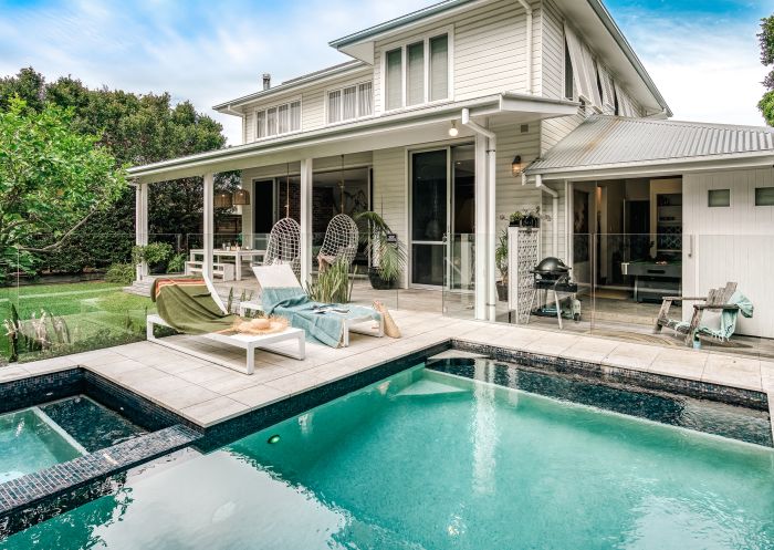 Magnolia House, Byron Bay - Credit: Magnolia House View of pool and balcony at Magnolia House, Byron Bay