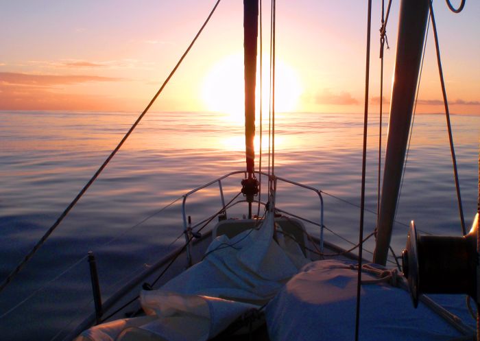 Sunset with Sailing Eden